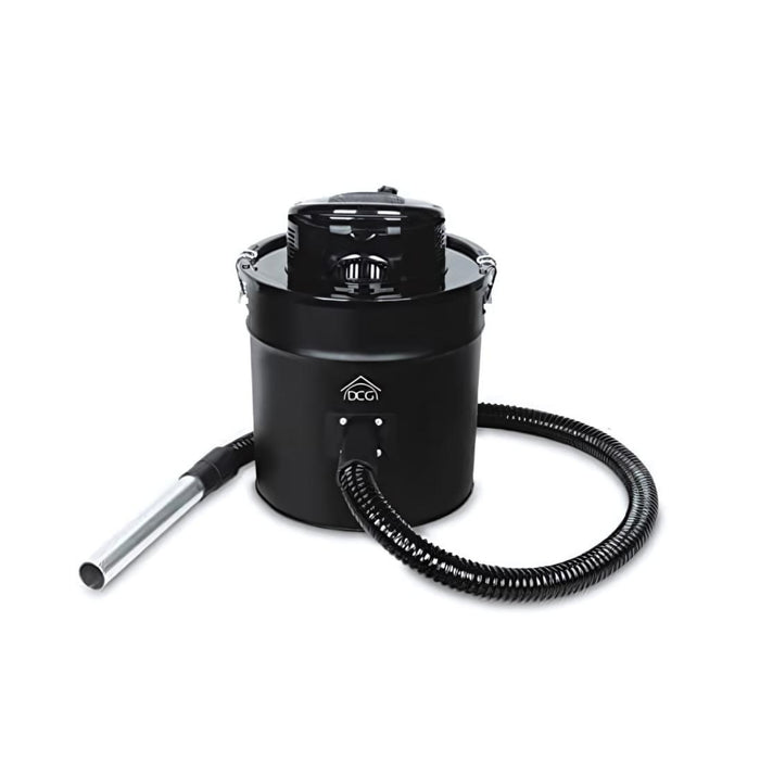 Dcg Bs8800 Aspiracenere Con Motore Capacita' 20l - Tubo Flessibile In Alluminio 1200w Nero