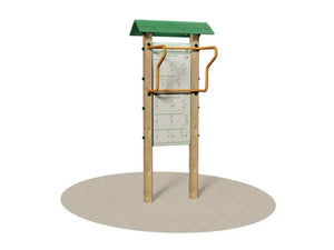 Movimento Gambe e Spalle 3001 Giochipark cartello Dibond fitness outdoor