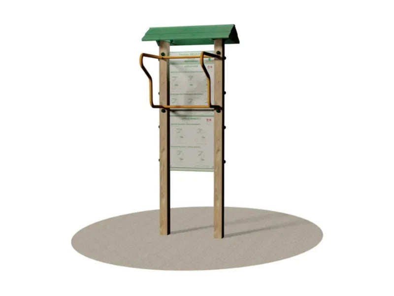 StabilitA~ della spalla 3005 Giochipark legno acciaio zincato outdoor 25-75 anni