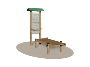 Panca Orizzontale e Plus Giochipark acciaio zincato outdoor fitness 25-75 anni - Panca orizzontale