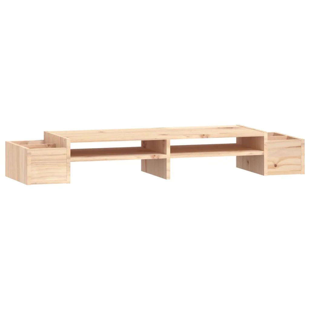Supporto per monitor 100 x 27,5 x 15 cm in legno massello di pino 02_0004403