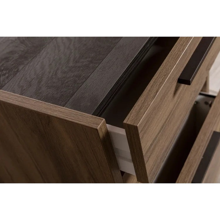 CASSETTIERA DAVINCI RUOTE 50X47XH61CM NOCE BRERA