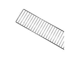 Griglia 80 BBQ Lisa ferro cromato 15x80cm compatibile cuocispiedini da 80cm