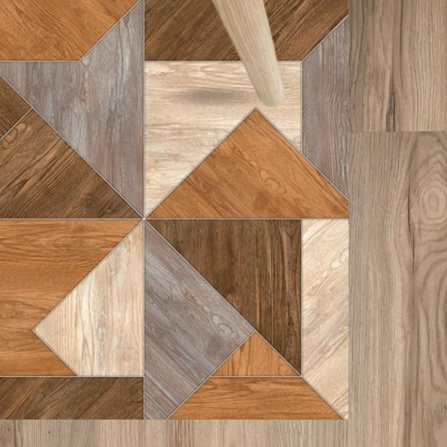 MOHOME Tappeto Passatoia Cucina Antiscivolo Lavabile PVC Geometria Naturale 50 x 100 cm Runner Multiuso Morbido Impermeabile Antimacchia Sala Pranzo Bagno Lavanderia Corridoio