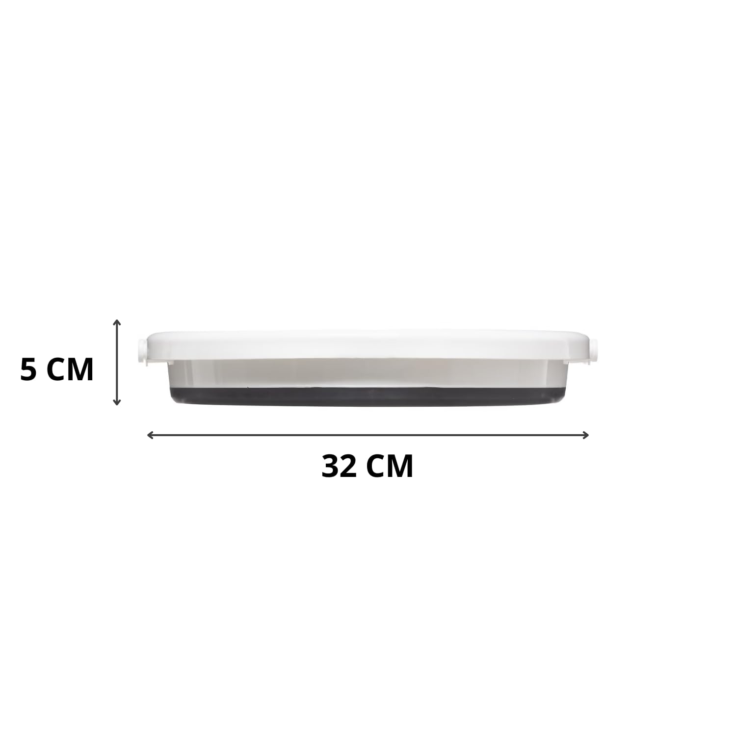 MOHOME Secchio Lavapavimenti Pieghevole 10 Litri Set da 2 Plastica Maniglia Portatile Grigio Bianco Richiudibile Salvaspazio Interno Esterno Lavaggio Auto Campeggio