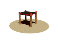 Pedana Small e Big Giochipark fitness cani legno pino multistrato EN1176 - Small