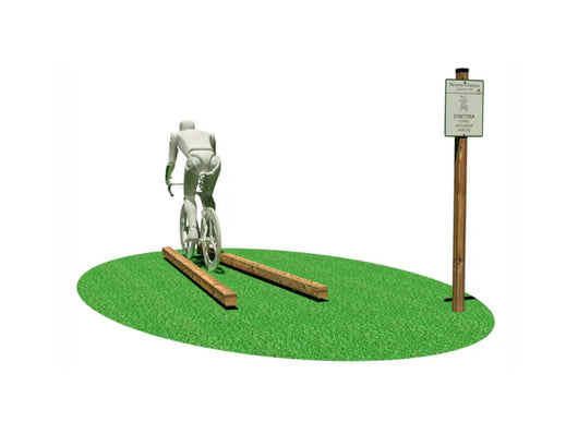 Strettoia 3206 Giochipark legno pino EN 1176 cm290x84x12h acciaio zincato