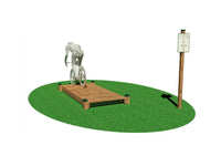 Sobbalzo 3207 Giochipark legno pino EN 1176 cm235x119x22h acciaio zincato