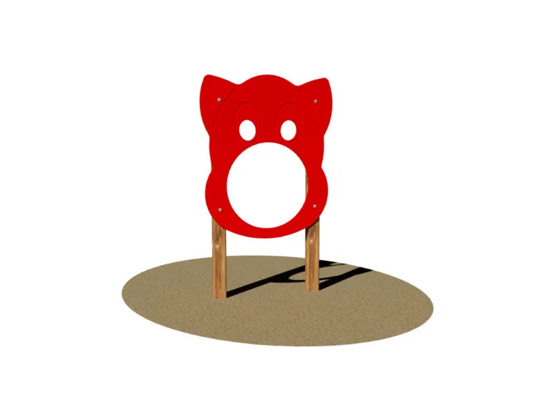 Passaggio Circolare e Mobile Giochipark legno pino PEHD 80x9x128 / 113x7x120cm - Passaggio circolare