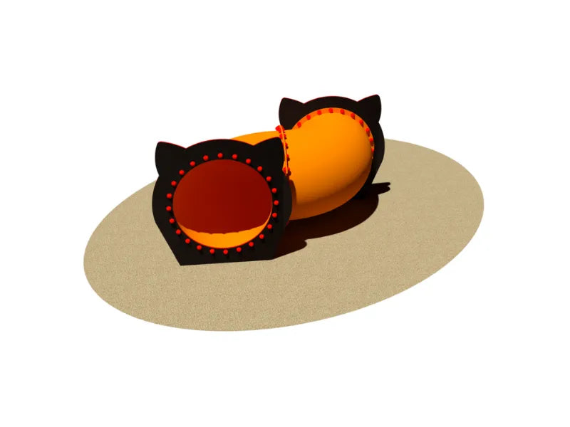 Tunnel curvo e dritto vetroresina multistrato antiscivolo 209x105cm Giochipark - Curvo