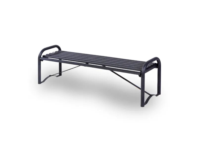 Panca Idola 214 Giochipark metallo zincato verniciato cm158x48x51h grigio