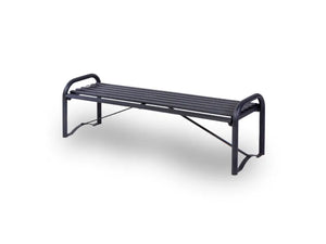 Panca Idola 214 Giochipark metallo zincato verniciato cm158x48x51h grigio