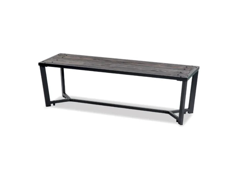 Panca Libra 234 Giochipark legno metallo zincato verniciato 150x45x45h - Grigio Micaceo/Grigio