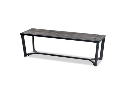 Panca Libra 234 Giochipark legno metallo zincato verniciato 150x45x45h - Grigio Micaceo/Grigio