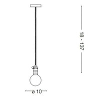 DOC LAMPADA A SOSPENSIONE PIOMBO