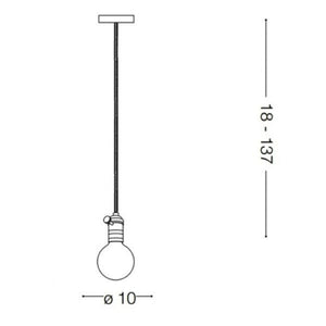 DOC LAMPADA A SOSPENSIONE PIOMBO