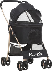 Carriolo per Cani 2-in-1 | Carriolo Portatile per Cani con Ripiegamento