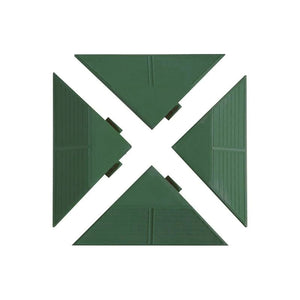 KIT 4 ANGOLARI VERDI - DIM.1 TRIANGOLO: 200X200X27