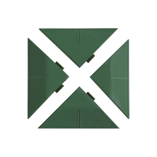 KIT 4 ANGOLARI VERDI - DIM.1 TRIANGOLO: 200X200X27