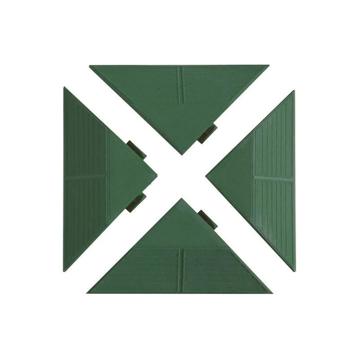 KIT 4 ANGOLARI VERDI - DIM.1 TRIANGOLO: 200X200X27