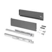 Cassetto esterno Protone 30kg, guide di estrazione totale con una chiusura soft, altezza 178mm, profondità 350mm, Acc..