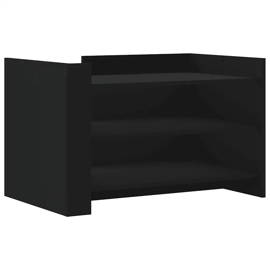 Tavolino da salotto | Tavolino da caff¨¨ | Tavolino da Soggiorno Nero 80x50x50 cm in Legno Multistrato