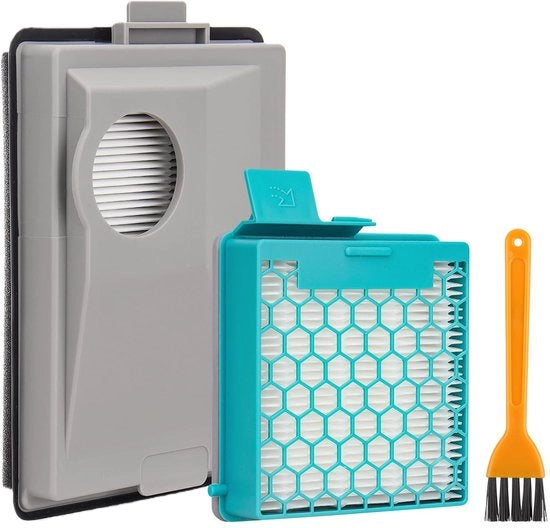 Set di filtri HEPA 2 pezzi - filtro di ricambio - compatibile con Boost CX1 - filtro AirClean per aspirapolvere - materiale duraturo - elevate prestazioni di filtraggio - filtro per aspirapolvere