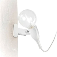 PICCHIO LAMPADA ORIENTABILE BIANCA CON PINZA