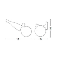 PICCHIO LAMPADA ORIENTABILE BIANCA CON PINZA