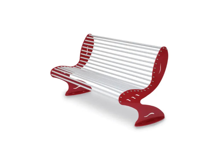 Panca Ghost 550 Giochipark metallo zincato schienale 150x70x85h colori vari - RAL 3003/9006