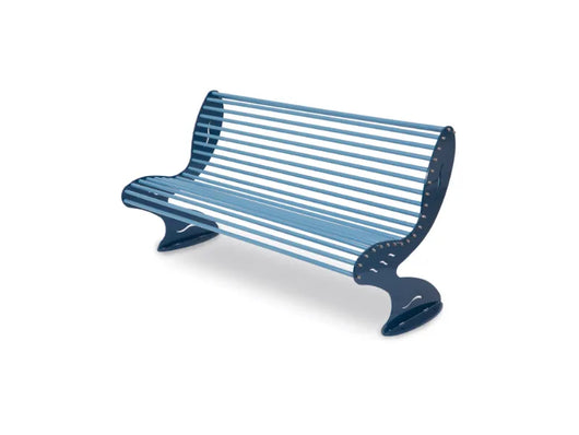 Panca Ghost 550 Giochipark metallo zincato schienale 150x70x85h colori vari - RAL 5001/5024