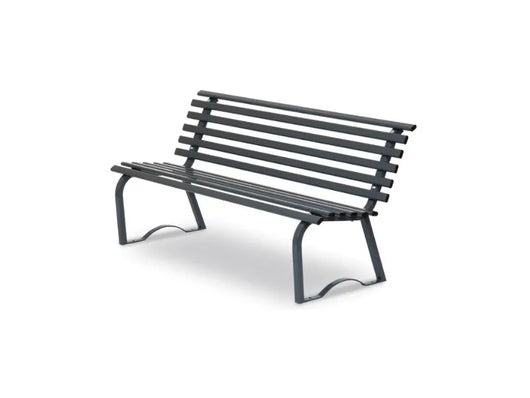 Panca Universale 150 metallo zincato schienale 150x43x74h colori vari Giochipark - RAL 7011