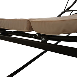 DONDOLO LISBONA 3 POSTI 194X120X173CM CAFFE'