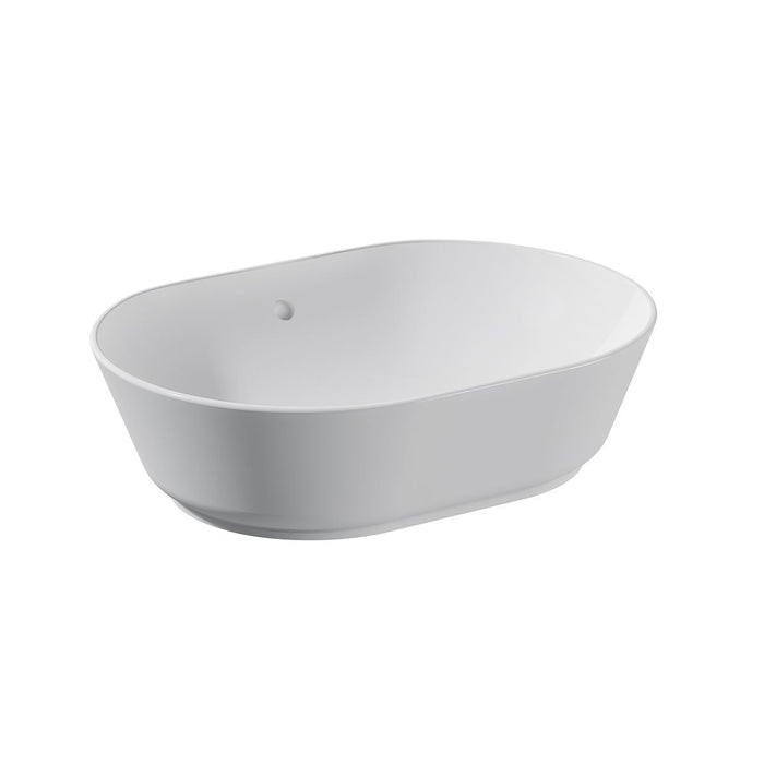 LAVABO GEO SOFT-SQUARE CERAMICA BIANCA 54,5CM