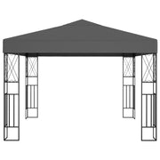Gazebo | Pergolato 3x3 m Antracite in Tessuto
