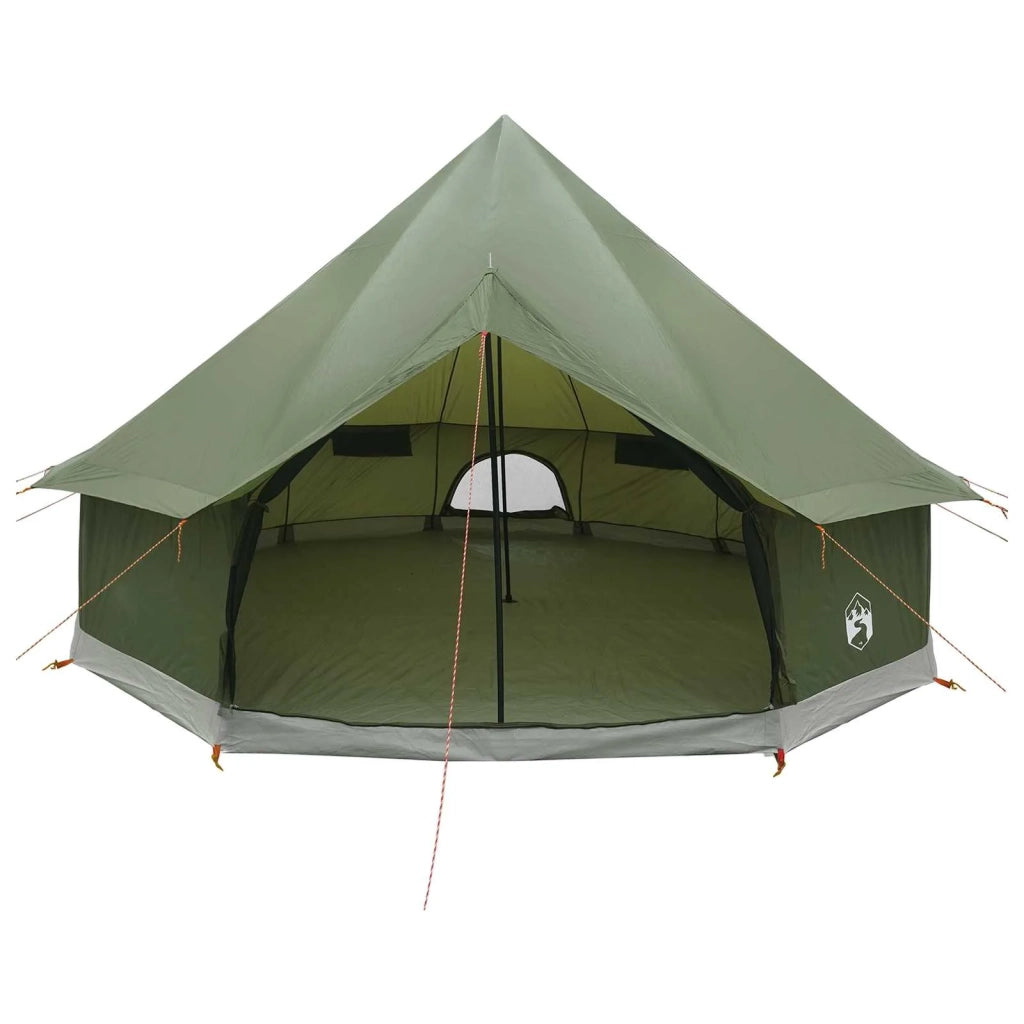 Tenda Tipi Verde Oliva 300 x 300 x 200 cm Poliestere e Acciaio 42029026