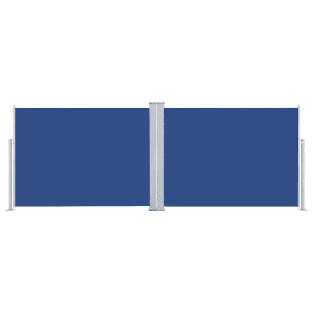 Tenda da Sole Laterale Retrattile Blu 100x1000 cm 48476