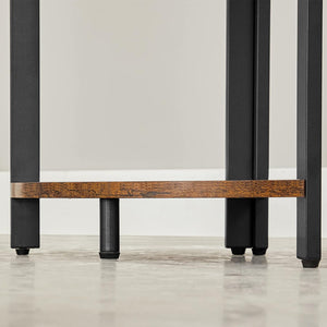 Libreria VALORA con 5 ripiani, marrone rustico, stile loft LLS803B01