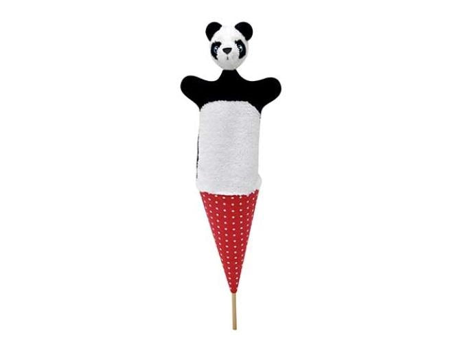 Bass & Bass - Pop up Hand Puppet Panda - Made in Europe - Vintage Toy