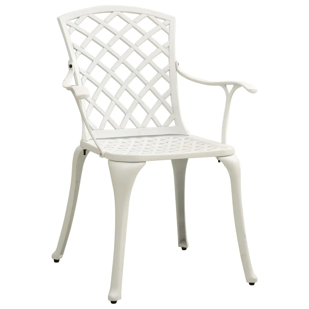 Set da Bistrot 3 pz in Alluminio Pressofuso Bianco cod mxl 35808