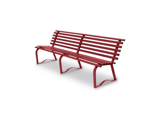 Panca Universale 200 metallo zincato schienale 200x43x74h colori vari Giochipark - RAL 3003