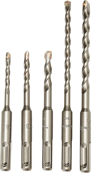 SET DI 5 PUNTE MAKITA SDS PLUS 2 TAGLIENTI D.5-6-6-8-8 mm D-00795