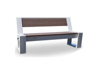 Panca Alpha 1627 smart line acciaio legno hotspot Wi-Fi speaker Bluetooth USB