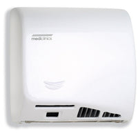 Asciugamani Elettrico Aria Calda Automatico in Acciaio Bianco Mediclinics Speedflow M06A