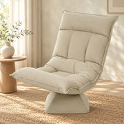 Poltrona da pavimento girevole 360° beige