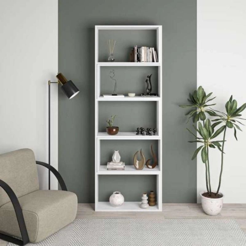 Libreria Wish estensibile angolare bianca 200h