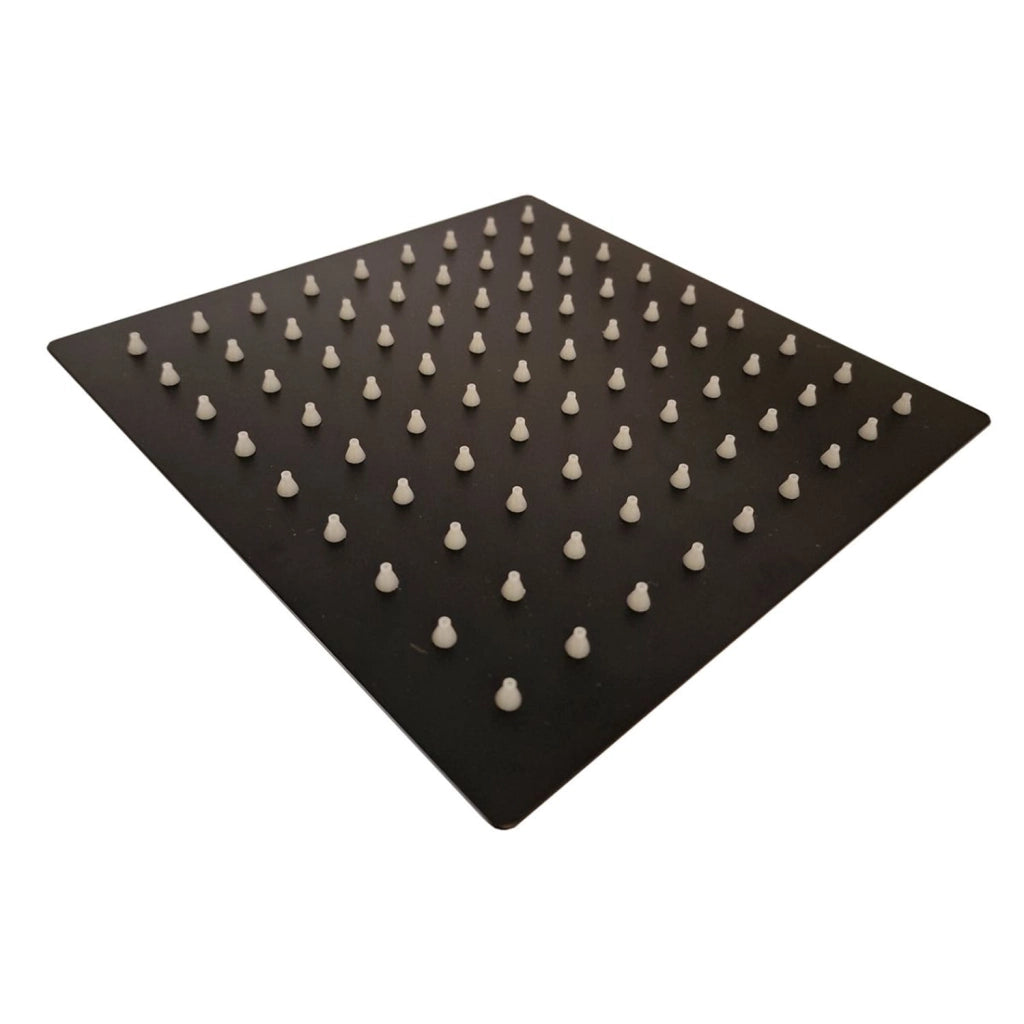 Sined Soffione Quadro 15 Nero Soffione Quadrato 6 Pollici Nero