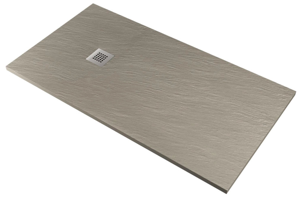 Piatto Doccia in Pietra 80x150 cm Pedrinelli Ardesia Stone Side Seppia