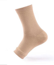 Sokke di supporto unilaterale, beige uniforme * 5, compressi unilaterali, calze per attività all'aperto, protezione sportiva, compressi aperti per dita del piede.