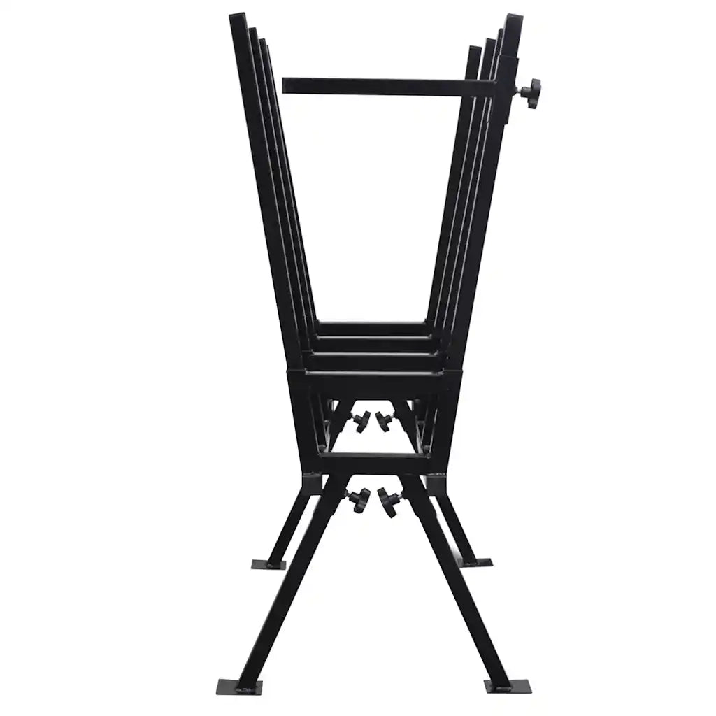 Cavalletto Verniciato a Polvere Nero per Segare Legno 141334